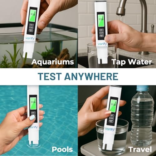 Varify TDS Meter Digital Water Tester for Drinking Water Instant 4in1 Test - Image 6