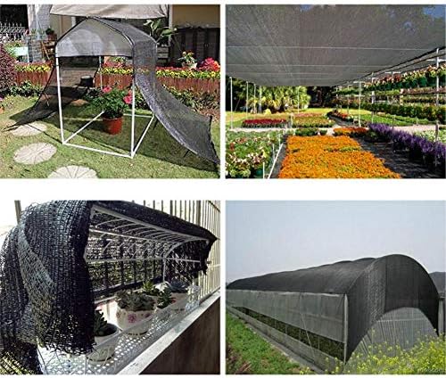 winemana 10x14 FT Black Shade Cloth, Mesh Tarp for Garden Greenhouse Patio - Image 6