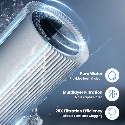 Cobectal Under Sink Water Filter System, Reduces Chlorine, PFAS, PFOA/PFOS, Bad Taste & Odor, 10000 Gallons, Under Sink Water Filter Direct Connect to Kitchen Faucet, 1 Year - Image 3