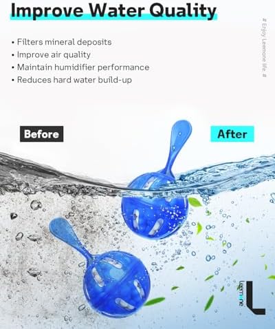Leemone Humidifier Cleaner, Demineralization Cleaning Ball, 20 Pack - Image 4