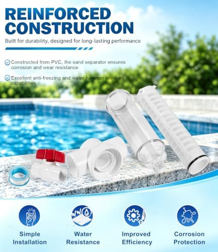 1-1/2 Inch Spin Down Sand Separator, 50 GPM 100 Mesh Sediment Water Filter - Image 7