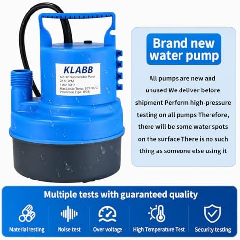 KLABB Tankless Water Heater Flush Kit with 1/2HP Pump System - Image 6