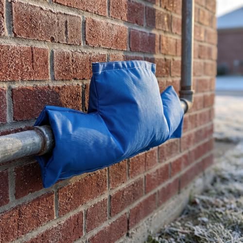 VILLCASE Outdoor Water Meter Cover Winter Insulated Freeze Protection Sprinkler Valve Cover Weatherproof Pipe Insulation Pouch for Outdoor Indoor Use - Image 3