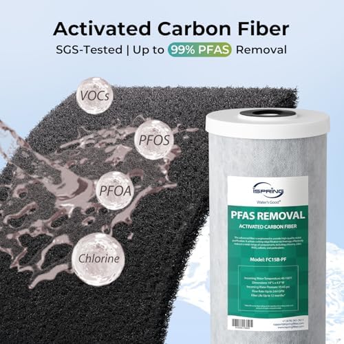 iSpring F2WGB21BPFKS 2-Stage Whole House Water Filter Set for WGB21B-PFKS - Image 3