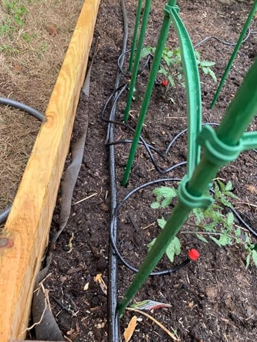 3/8" id - 50ft Black Vinyl Tubing Flexible PVC Irrigation Hose & 2 Clamps - Image 7