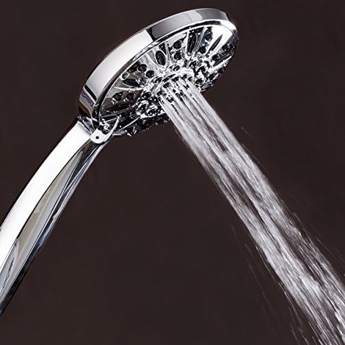 AquaDance High Pressure Luxury 6-mode Ergonomic Handheld Shower Head Set - Image 3