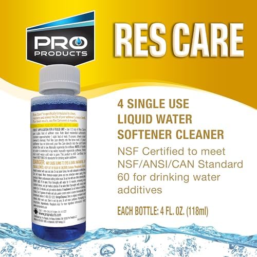 Pro Products Res Care Water Softener Cleaner for Hard Water, 4 oz (4-Pack) - Image 2
