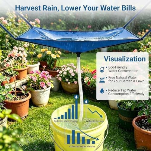 Rainwater Collection System with Hose,Water Storage Bag - Image 6