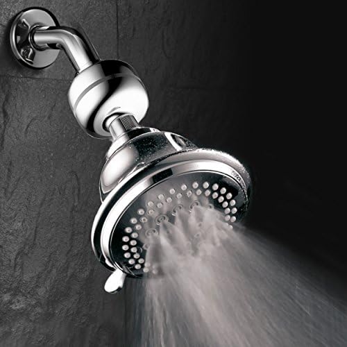 Advanced High Intensity Super Compact Universal Shower Filter with Replaceable Enriched KDF Shower Filter Cartridge by Hotel Spa AquaCare. Use with Any Shower Head, Handshower Or 3-Way Shower Combo - Image 3
