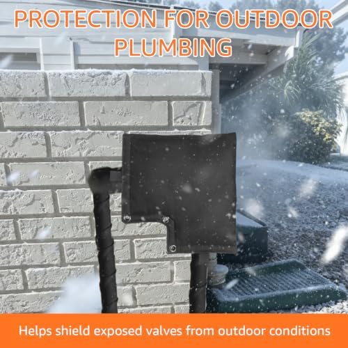 Backflow Preventer Cover 13"W x 13"H for Sprinkler Winter Freeze Protection - Image 7