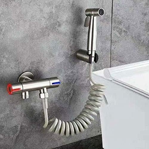 JSEIAJB Handheld Bidet Toilet Sprayer, Premium Stainless Steel Bathroom Bidet Sprayer Set, Baby Cloth Diaper Sprayer wit - Image 3