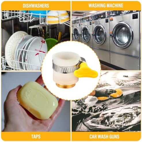 2Pcs Adjustable Faucet Adapter Universal Fits 15-21mm Outer Diameter - Image 4