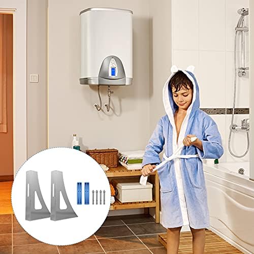 Stainless Steel Water Heater Wall Mount Protection Bracket Pair - Image 7