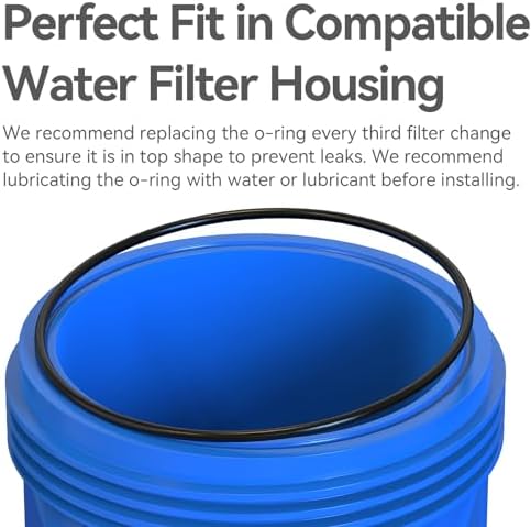 Water Filter O-Ring, 3 Pack for Pentair Pentek Big Blue Water Filters, Whole House Water Filter O-Ring Replacement for 151122 - Image 4