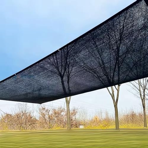 winemana Black Shade Cloth, 3.3 x 13.3 FT Mesh Tarp for Garden Greenhouse - Image 7