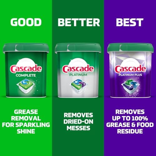 Cascade Platinum Dishwasher Pods, Dishwasher Detergent, Dish Detergent Soap, Fresh, 12 count - Image 6