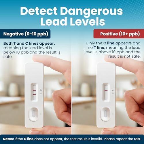 Lead Test Kit for Drinking Water – Lab-Grade Accuracy with Results in 15 Minutes – Easy DIY Test for Tap, Well & Spring Water – Detects Harmful Lead Contamination – Single Use Cassette - Image 5