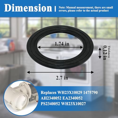 8Pcs WH11X29539 Seal Ring Washers Replacement - Image 2
