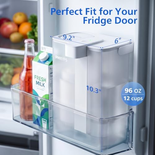 PHILIPS Electric Water Filter Pitcher & Water Filter Dispenser, ADD5912 - Image 3