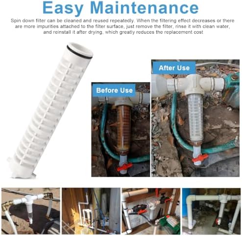 2" 60 Mesh Spin Down Filter Replacement Rusco Vu-Flow - Image 7