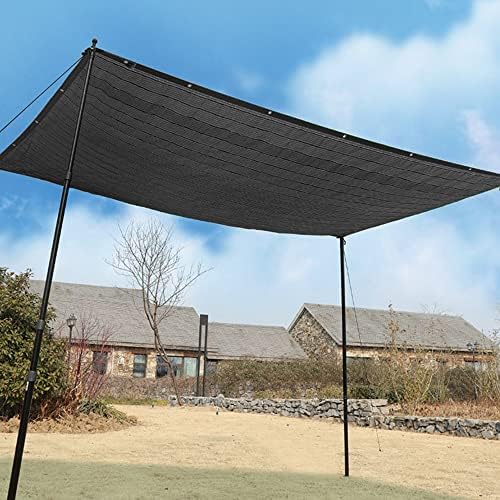winemana 8x20 FT Black Shade Cloth for Garden, Durable Mesh Tarp Sun Shade - Image 6