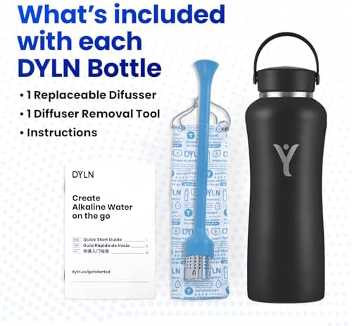 DYLN Hydrogen Water Bottle, Alkaline, Vacuum Insulated, Stainless Steel - Image 7