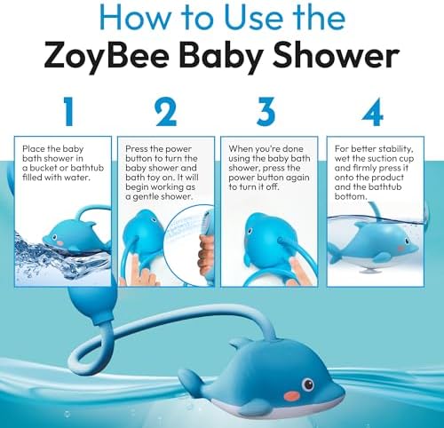 Rechargeable Baby Bath Shower Head for Bathtub - Image 7