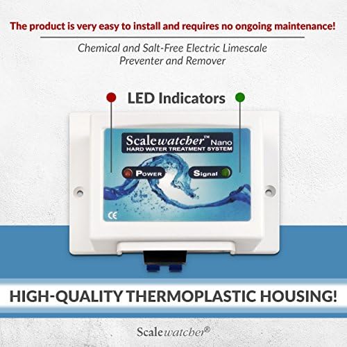 Scalewatcher Nano Electronic Water Descaler, Water Softener Alternative, Chemical and Salt-Free Electric Limescale Preventer and Remover - Image 3