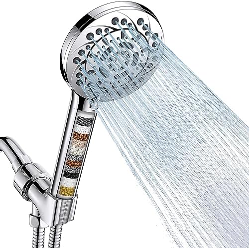 FEELSO Filtered Shower Head with Handheld, 5-Modes High Pressure Showerhead by FEELSO