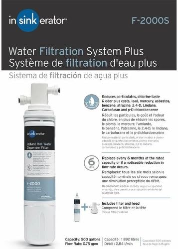 INSINKERATOR Water Filtration System F-2000S with VOCs and Lead Filter - Image 5