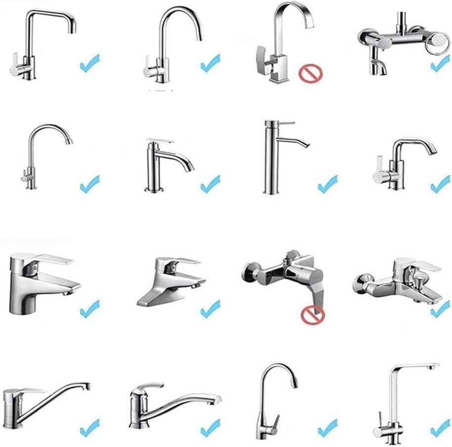 2PCS 360 Degree Swivel Faucet Aerator Deluxe Water Saving Faucet Sprayer Water Saving Bubbler Pressurized Faucet Filter Kitchen Accessories (360 Degree, Count, 2) - Image 4