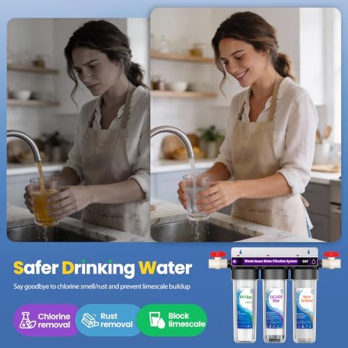 Whole House Water Softener System, 3-Stage Scale Removal & Water Softening - Image 2