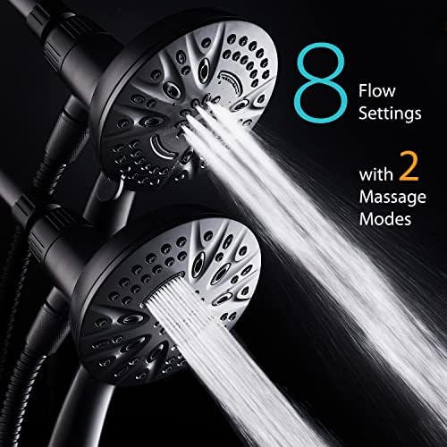 AquaDance New Magnetic Docking 8-setting High Pressure Handheld Shower Head - Image 4
