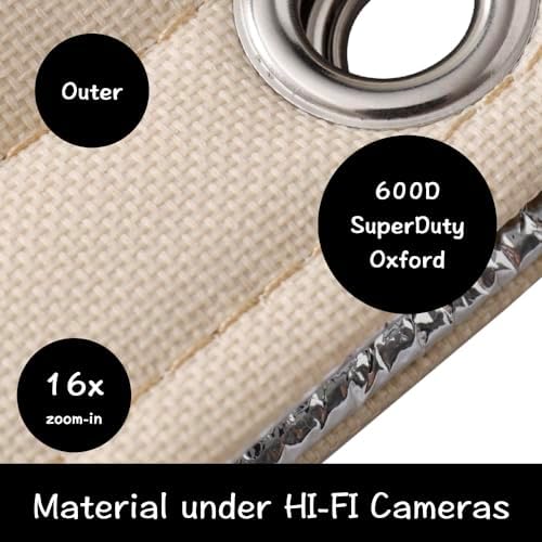 Urby 5 Layer Sprinkler Covers for Outside, Back Flow Covers for Winter Freeze and Intense Sun Protection, Outdoor Pipe Insulation Cover. [Sand Stone Color] 16x18in - Image 5