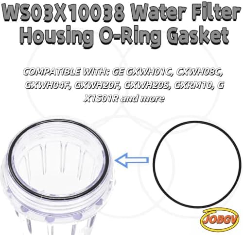 6 Pack WS03X10038 O-Ring Fits GE 2.5 Inch Water Filter GXWH01C - Image 3