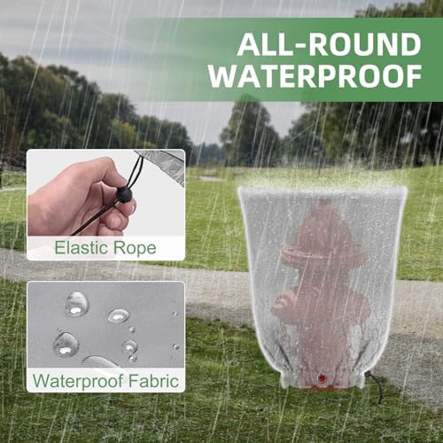 Backflow Preventer Insulation Cover, 16"×20", Grey - Image 4