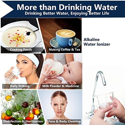 Alkaline Water Ionizer AG7.0, 7 Water Settings, Up to -570mV ORP, 8000L, AlkalineSilver - Image 6