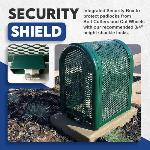 Premium Backflow Preventer Security Cage with Locks & Anchors, Extra Small - Image 5