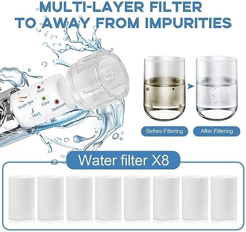 8 Pcs Sink Filter Faucet Water Filter, Sink Faucet Water Filter - Image 2