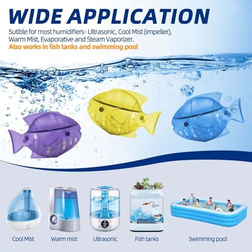 Humidifier Cleaner Fish, Tank Cleaning Cartridge, Purifies Water - Image 5