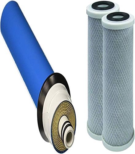CFS Filter Kit for RainSoft UF50T, UF50N: 2 Carbon + 50 GPD Membrane by CompleteFiltrationServices