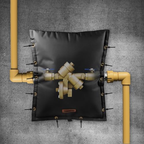 TOHONFOO 3-Way Open Backflow Preventer Pipe Cover Outside, 24"Wx36"H, Black - Image 5