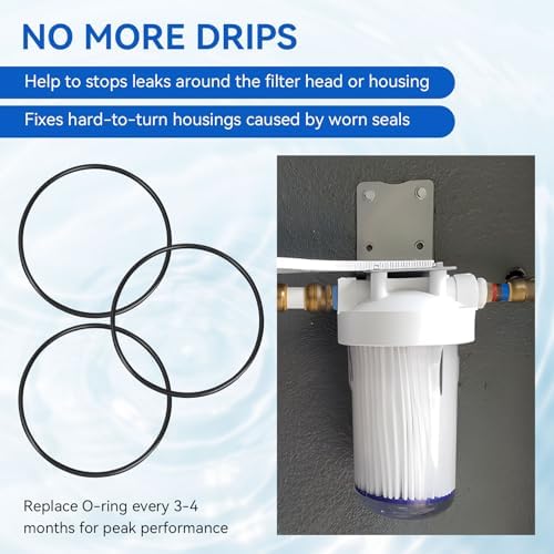 AO-WH-LG-OR O-Ring Replacement for AO Smith Whole House Water Filter 5.48 Inch 14 Cm Diameter Fits Most Housings Made for 4.5 Inch Filters, Fix Leaks & Improve Seal, 3 Pack - Image 5