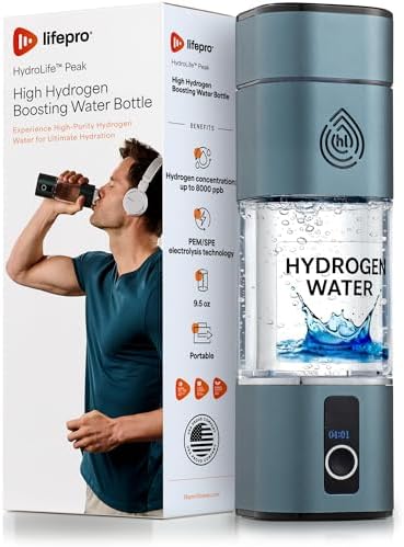 Lifepro HydroLife Hydrogen Water Generator Portable Bottle with SPE/PEM by Unknown