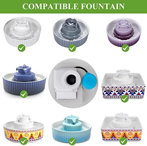 Cepheus 360 Ceramic Pet Water Fountain Filter and Pump Holder for Cat（1 Pack） - Image 6