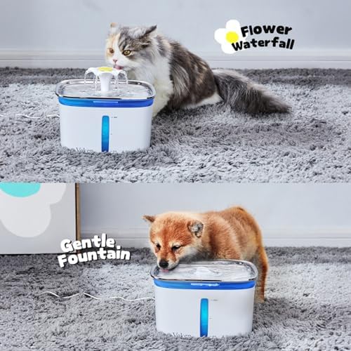 Veken Innovation Award Winner 95oz/2.8L Cat Water Fountain, C1 Classic - Image 2