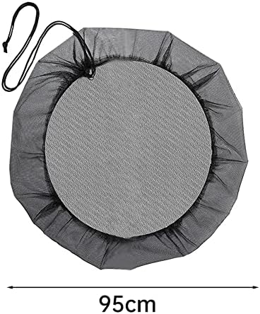 Mesh Cover for Rain Barrels with Drawstring, Water Collection Buckets Tank - Image 7
