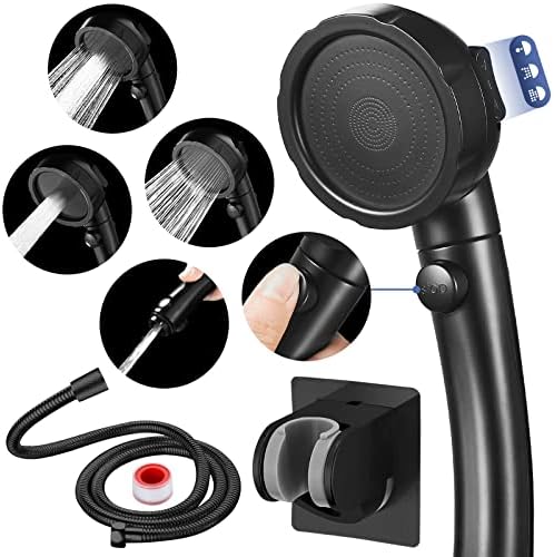 HANLIAN Black On/Off High Pressure Handheld Shower Head for RV Camper by HANLIAN