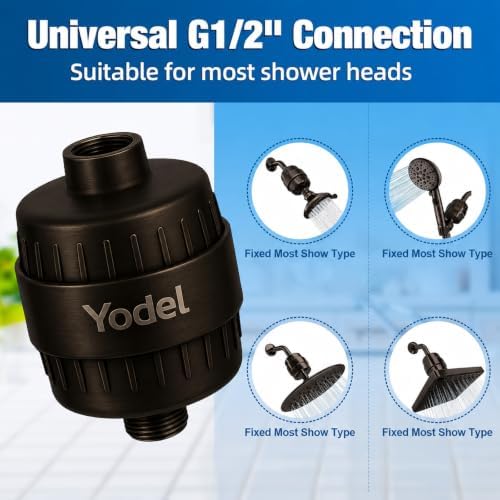 Yodel Shower Filter for Hard Water, Shower Head Filter,Oil Rubbed Bronze - Image 5