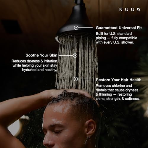 NUUD Filtered Shower Head | Removes Chlorine for Healthier Hair & Skin - Image 3